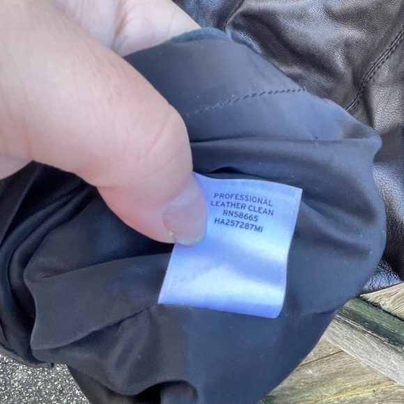 HALOGEN LEATHER SHEATH DRESS - Picture 5 of 6